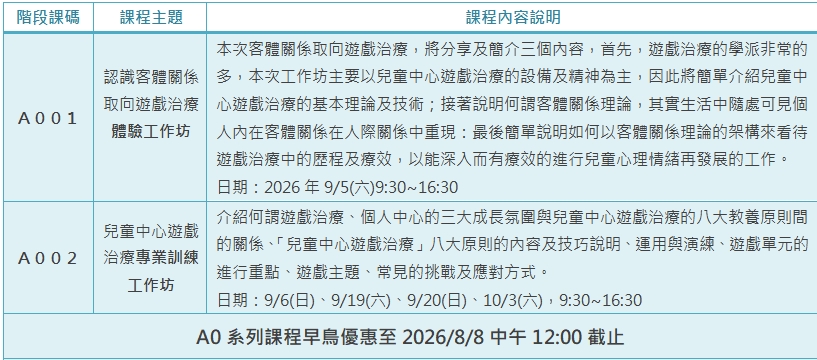 A0課表2026